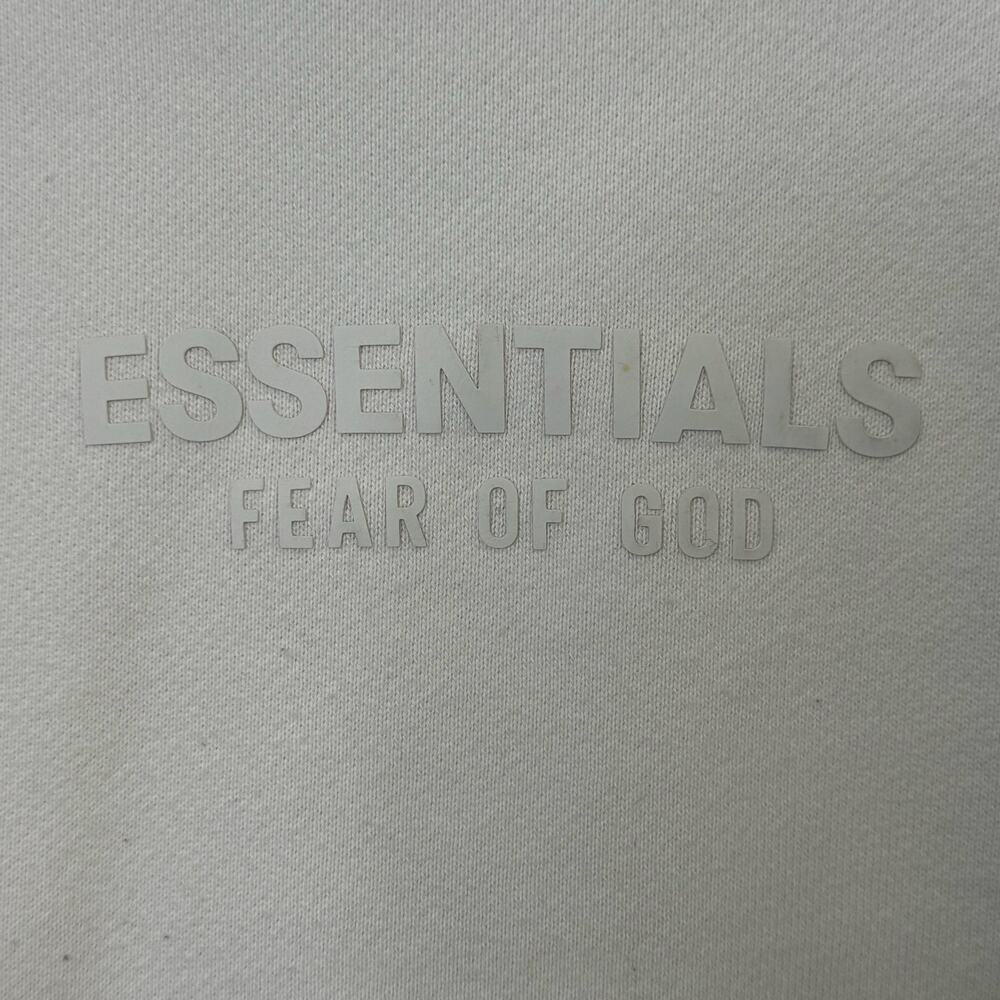 Fear Of God Essentials Size Small Off White Cloud Dancer Hoodie Sweatshirt - Picture 3 of 6